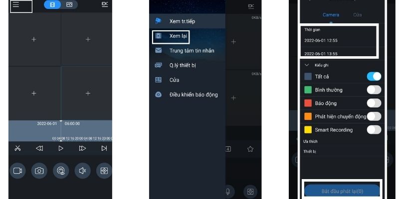 Cách xem lại Camera trên điện thoại với phần mềm của hãng KBvision Cách xem lại Camera trên điện thoại với phần mềm của hãng KBvision