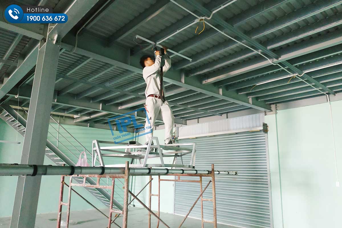 Thi công điện nhà xưởng Quang Mậu