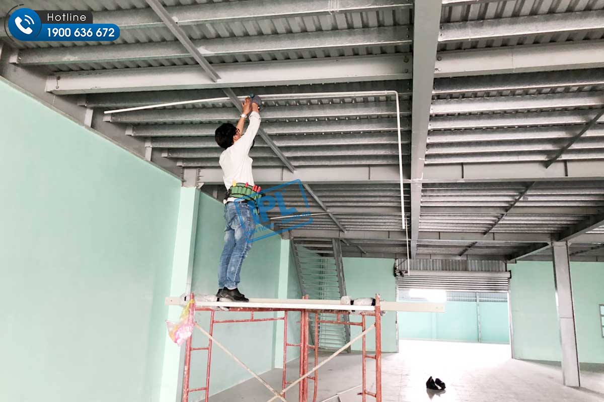 Thi công điện nhà xưởng Quang Mậu