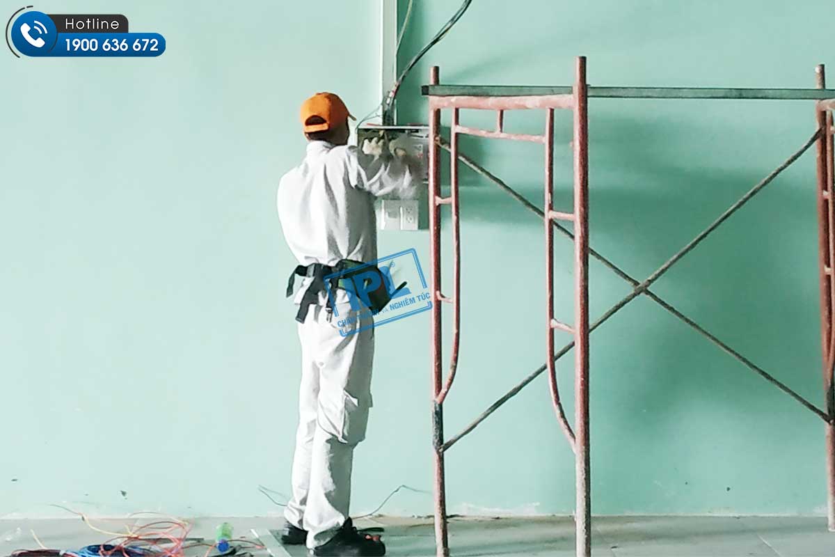 Thi công điện nhà xưởng Quang Mậu