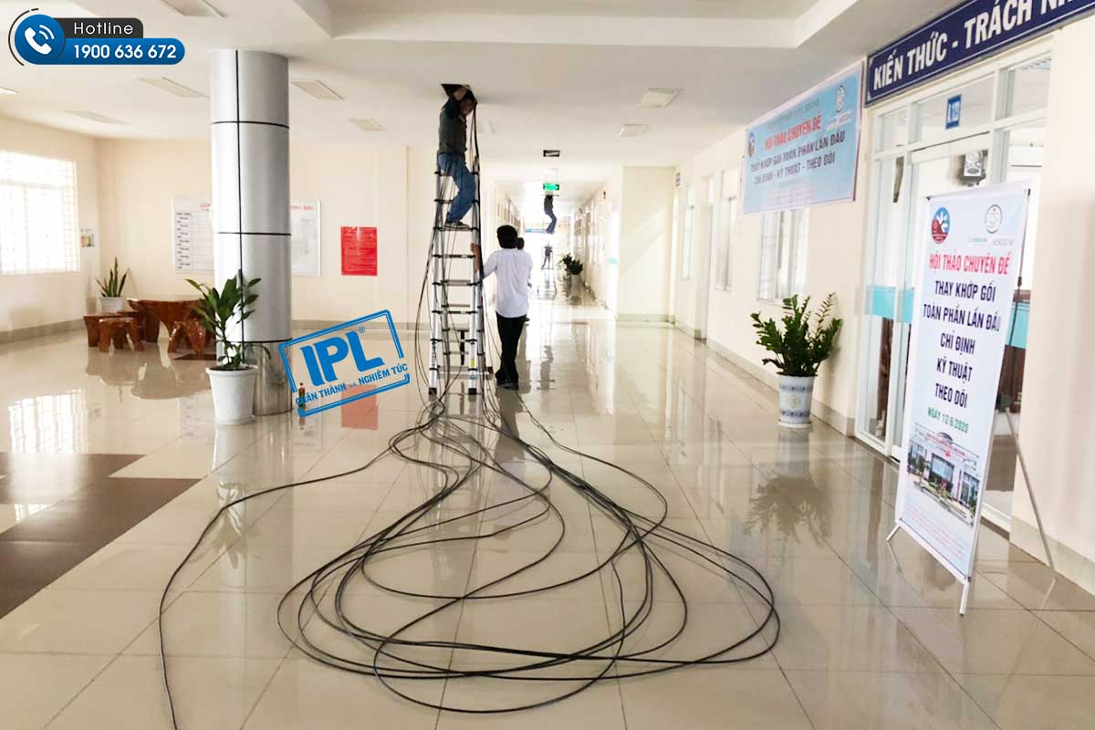 Thi công mạng và lắp đặt Server bệnh viện Long Khánh