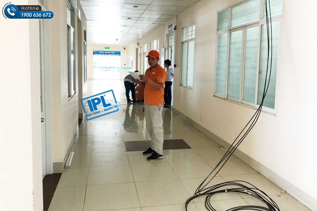 Thi công mạng và lắp đặt Server bệnh viện Long Khánh