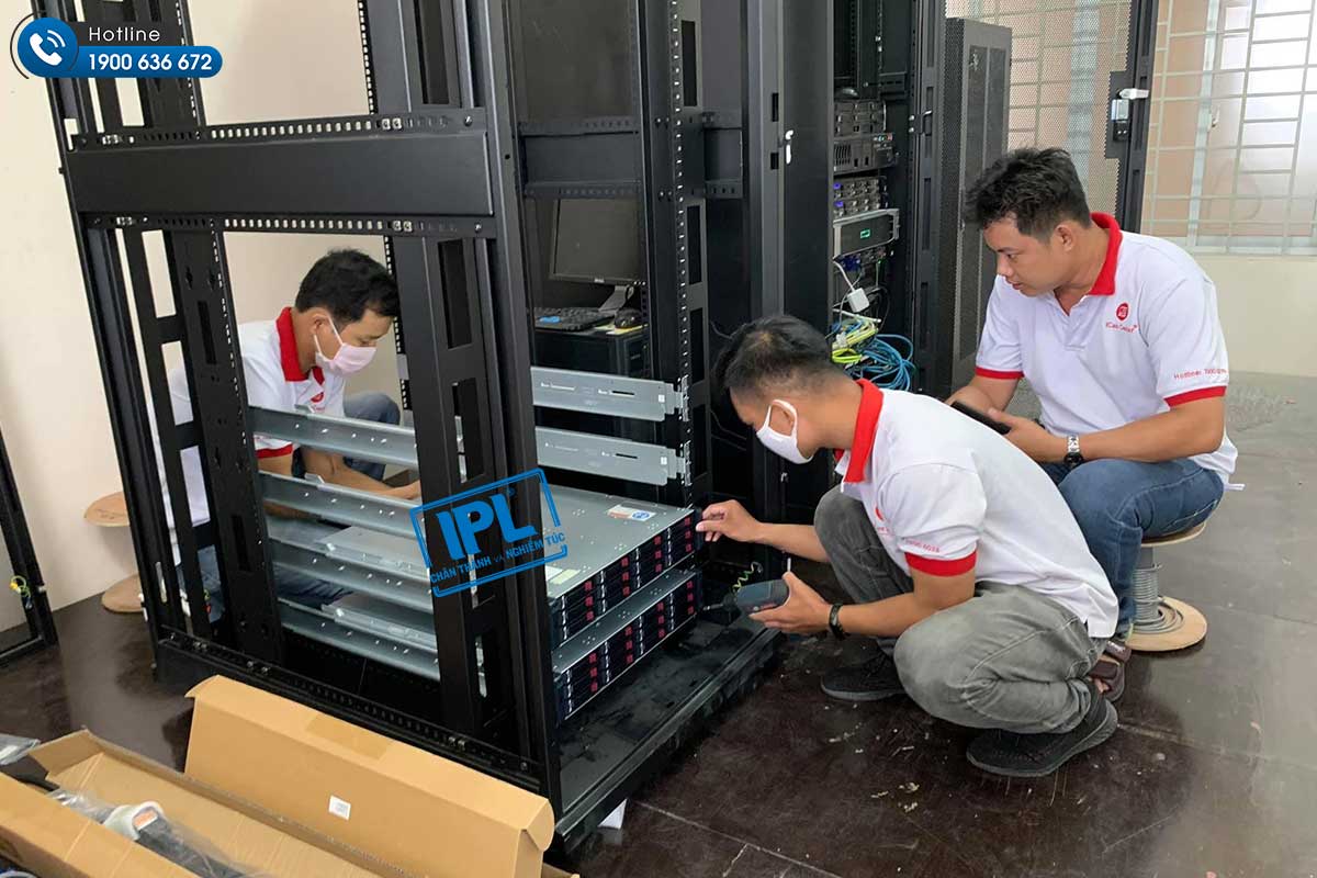 Thi công mạng và lắp đặt Server bệnh viện Long Khánh